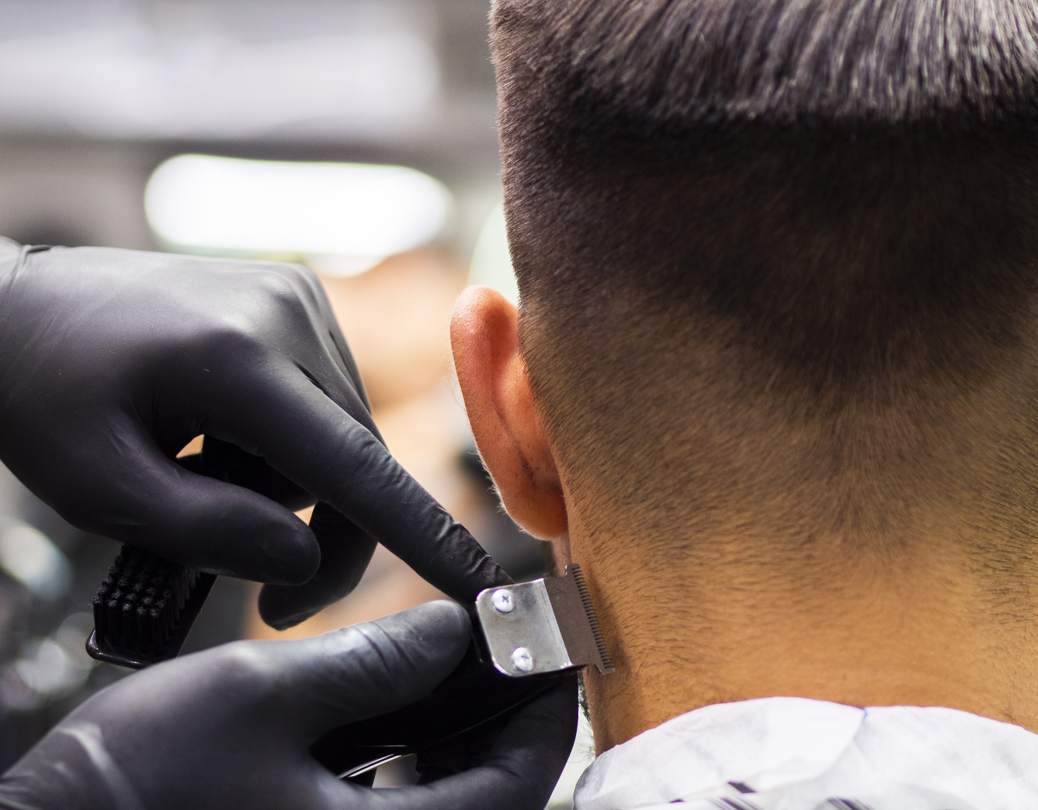 fazendo pé do cabelo